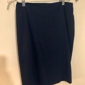 Ann Taylor Suit style Pencil Skirt Navy